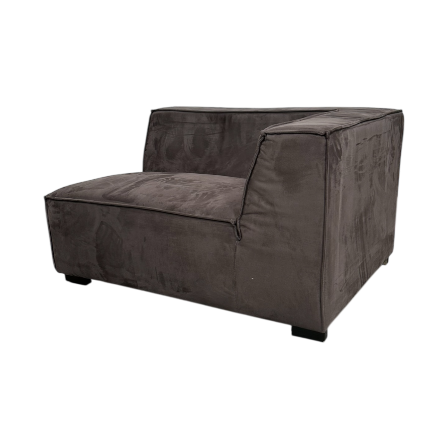 TUNE Stoffsofa rechts geschlossen